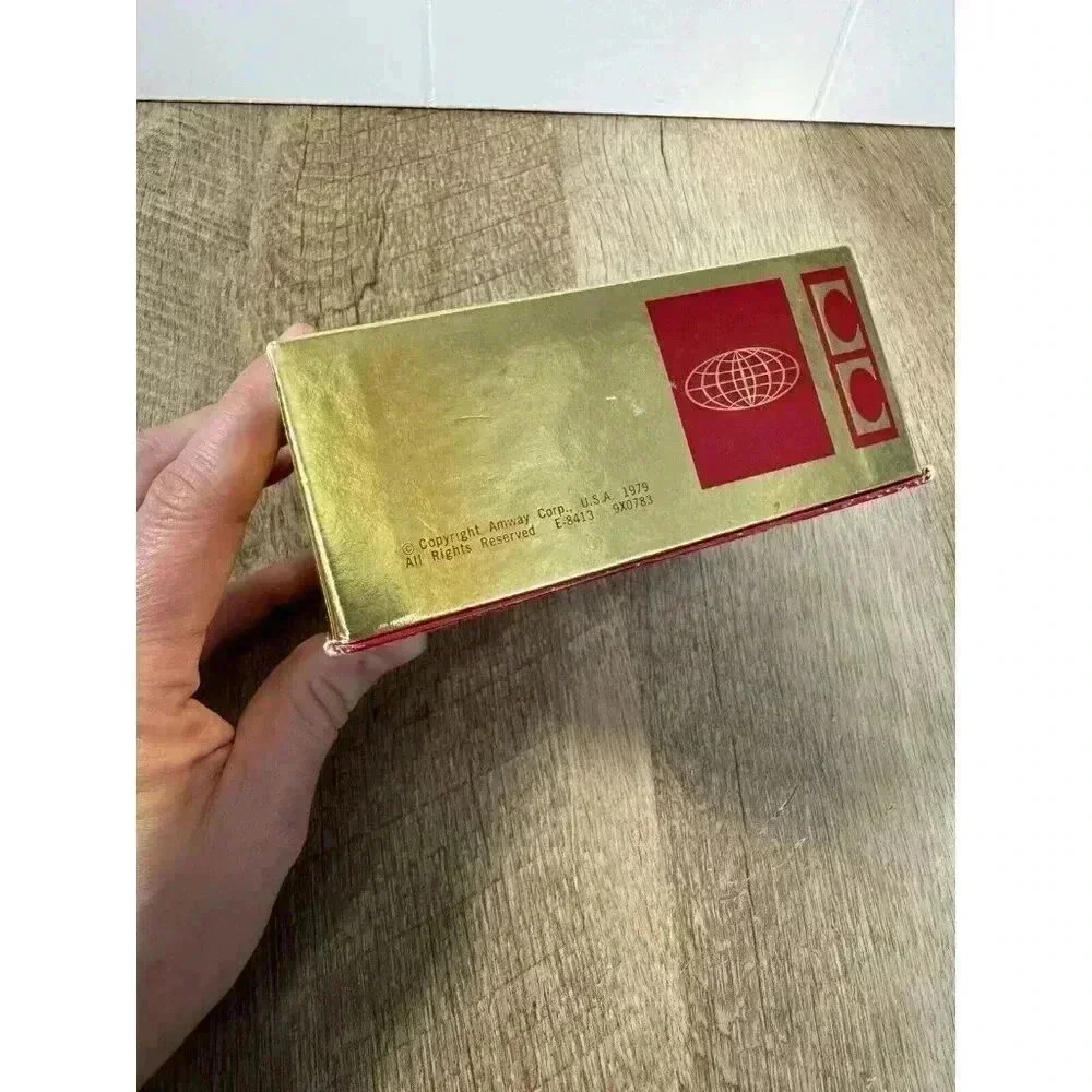 Vintage 70s Amway Charter Club Soap Bar Box Set -2 Bars Mens Advertising 1979